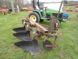 Oliver 365 3x Plow w/ Coulters, 3pt