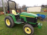 John Deere 4310 4wd Compact Tractor w/ Loader Valve, Rear Remotes, 6 Front