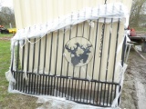 14' Bi-Parting Driveway Gates w/ Wildlife Scene