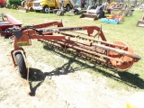 Gehl 454 Hay Rake w/ Dolly Wheel, Hydraulic Drive