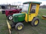 John Deere 755 4wd Compact Tractor w/ Cab & Power Angle Blade, Diesel, 1682