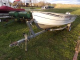 Sylvan Sea Snapper Boat w/ Trailer, Johnson Motor