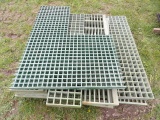 Green Plastic Grating