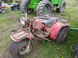 Honda Big Red 3 Wheeler, Collectable Barn Find, No Paperwork