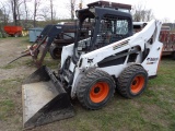 15 Bobcat S570 Skid Steer, OROPS, Hadn & Foot Controls, Runs & Drives