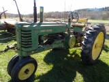 John Deere B Styled Antique Tractor, 3pt, Good 12.4-38 Tires, Electric Star