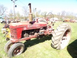 Farmall H Antique Tractor, Needs Rear Tube & Carb Cleaned, Not Running