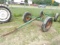 John Deere Running Gear w/ Big Wheels, Right Rear Axle Has A Bend To It