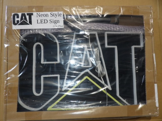 Cat LED Sign, 12"x20"