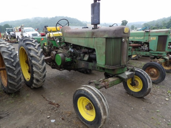 John Deere 730 Diesel Antique Tractor, Adjustable Wide Front, 3pt, Pto, Rem