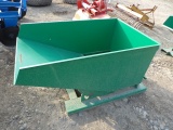 New Green Self Dumping Fork Hopper