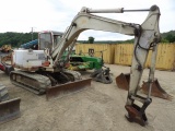 Takeuchi TB070 Excavator, WR Coupler, No Bucket, Good Tracks, Backfill Blad