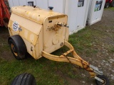 Ingersoll Rand Towable Air Compressor, 4 Cyl Gas Engine, Runs But Needs Sta