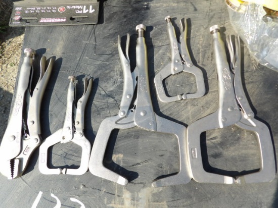 (5) Piece Vise Grip Lockign Pliers