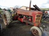Farmall 450 Diesel, Narrow Front, Straight Drawbar, Original, 15.5-38 Tires
