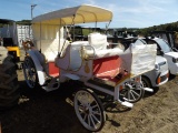 New Electric Horseless Carriage, 3 Seats, Removeable Top