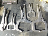 (5) Piece Vise Grip Lockign Pliers