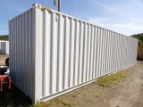 40' Single Use Storage Container w/ End Door & 4 Side Doors, Excellent Stor