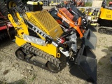 AGT CRT23 Mini Track Skid Steer, Dual Hydraulics, V Twin Gas Engine, Dingo