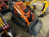 AGT YSRT14 Mini Track Skid Steer, Hydraulics, Gas Engine, Dingo Style Quick
