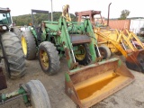John Deere 6400 4wd Tractor w/ 640 Self Leveling Loader, Power Quad Transmi