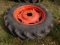 Galaxy 9.5-22 Tire On Kubota MFWD Tractor Rim
