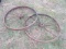 Pair Of Antique Decoration Steel Wheels