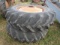 18.4-38 Tires On 9 Bolt Pressed Steel Dual Rims