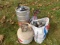 Beer Keg & Tap, Propane Tank, Drop Lights