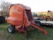 Gehl 2480 Round Baler, Gathering Wheels, Variable Open Throat, Nice Clean B