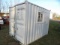 8x10 Storage Container w/ Small Side Door & Window