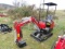 New Vicsec VA13 Mini Excavator, 13,5 HP Gas Powered, Rubber Tracks, Backfil