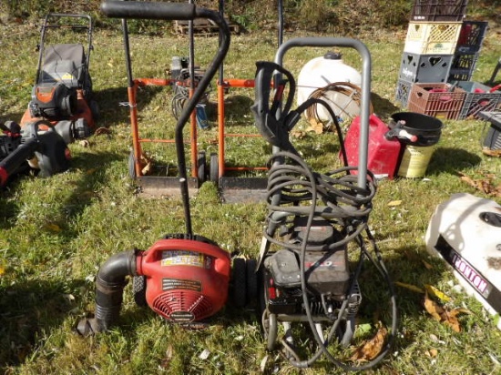 Homelite Leaf Blower & 4 HP Craftsman Pressure Washer