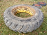 Titan 18.4-38 On Double Bevel Rims