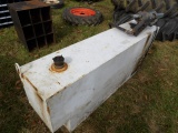 100 Gal L Shaped Fuel Tank w/ Elec Pump
