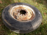 6.00-16 Tri Rib Tire On 6 Bolt Rim