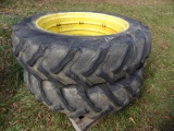 Goodyear 15.5-38 Tires On Double Bevel Rims