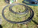 Rolls OF Black Plastic Water Line