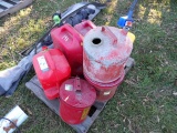 Pallet of Gas Cans