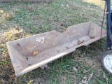 Cast Iron 3' Trough, Chipped