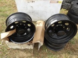(4) New Black Rock 8 Bolt 17