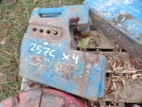 4x Ford 40 KG Suitcase Weights, SOLD BY THE PIECE TIMES 4
