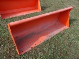 Kubota TL1747 6' Pin On Loader Bucket, Unused But Faded Dealer Surplus