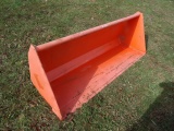 Kubota TL1746 6' Pin On Loader Bucket, Unused But Faded Dealer Surplus