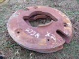 2x John Deere Wheel Weights, SOLD BY THE PIECE TIMES 2