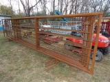 Heavy Duty Free Standing 24' Cattle Corral Panel
