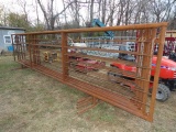 Heavy Duty Free Standing 24' Cattle Corral Panel