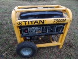 Titan 7500M Gas Powered Generator