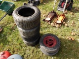 (4) 205/50-10 Tires & (2) 4.00-9 Tires & Rims