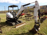 2018 Bobcat E32 Mini Excavator, OROPS, Rubber Tracks, Backfill Blade, 2 Spe